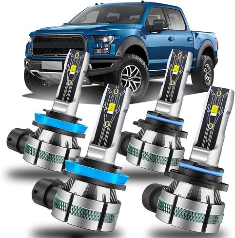 9006 HB4 High-Efficiency Lighting Bulbs Halogen Powersports 9006 Fog Light Blub Low Beam Replacement,Super Bright Non-polarity 6000K Cool White,Plug and Play,Pack of 2 in Saudi Arabia