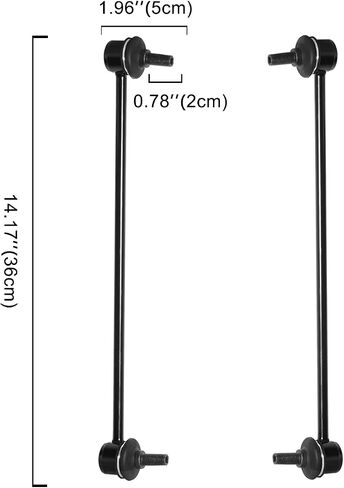 2PCS K750604 ، K750605 متوافق مع Honda ILX 2013-2021 ، متوافق مع Honda Civic 2012-2015 Stabilizer Sway Bar in Saudi Arabia