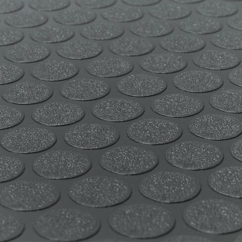 Recpro Trailer 8'6 "Coin Nickel Pattern Flooring | Gray | Waterproof (25ft) in Saudi Arabia