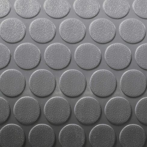 Recpro Trailer 8'6 "Coin Nickel Pattern Flooring | Gray | Waterproof (25ft) in Saudi Arabia