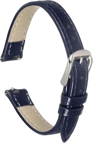 uxcell Quick Release Genuine Leather Watch Band Embossed Pattern Leather Watch Strap Replacement for Men Women in Saudi Arabia