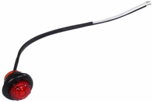 Optronics 2 Pack 3/4" Red LED Non Directional Marker Clearance Light MCL10RKB And A11GB Grommet in Saudi Arabia