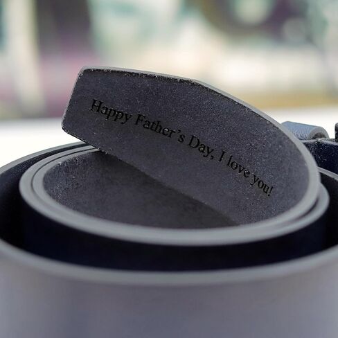 Personalized Leather Belt for Men – Custom Engraved Gift – Premium Genuine Leather Belt for Casual & Dress Wear in Kuwait