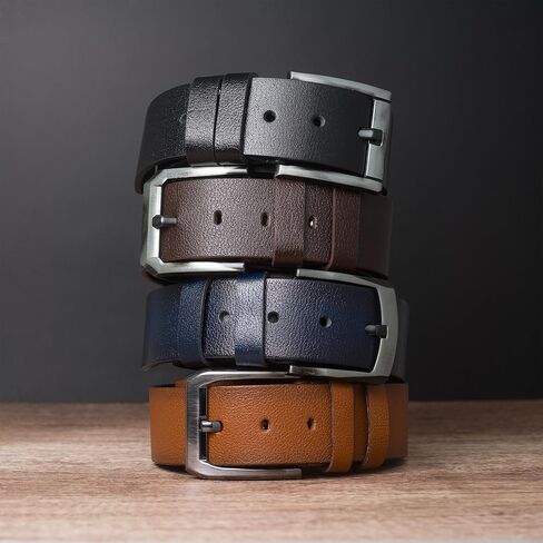 Personalized Leather Belt for Men – Custom Engraved Gift – Premium Genuine Leather Belt for Casual & Dress Wear in Kuwait