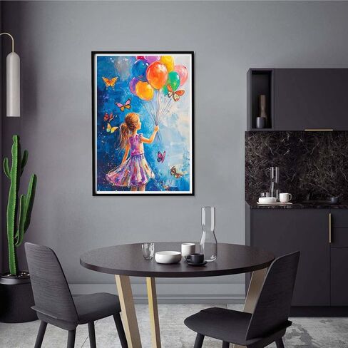 Yomiie 5D Windmill Diamond Painting Kits for Adults, Paint with Diamonds Art Landscape DIY Full Round Drill Kits, Embroidery Rhinestone Diamond Crystal Craft Canvas Home Wall Decor 30x40 cm in Saudi Arabia