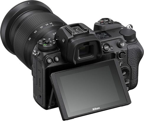 هيكل كاميرا Nikon Z7II بدون مرآة بإطار كامل بصيغة FX وفيديو بدقة 4K UHD 1653 مع حقيبة سفر Deco Gear + بطارية إضافية + مصباح LED للتصوير الفوتوغرافي + مجموعة برامج تحرير الصور والفيديو وملحقاتها in Saudi Arabia