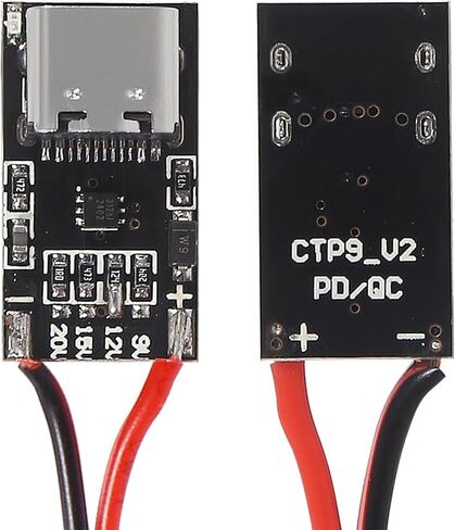 JUZITAO 8 قطع USB-C PD نوع C لوحة الزناد PD/QC شرك وحدة شاحن سريع تدعم تيار مستمر 9 فولت 12 فولت 15 فولت 20 فولت لأجهزة الكمبيوتر المحمول، جهاز التوجيه، محول مودم بصري in Kuwait