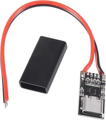JUZITAO 8 قطع USB-C PD نوع C لوحة الزناد PD/QC شرك وحدة شاحن سريع تدعم تيار مستمر 9 فولت 12 فولت 15 فولت 20 فولت لأجهزة الكمبيوتر المحمول، جهاز التوجيه، محول مودم بصري in Kuwait