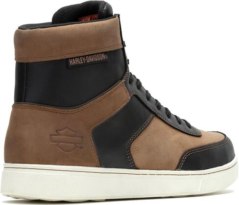 Harley-Davidson Men Grady 5.25 بوصة بني/أسود ركوب أحذية أحذية رياضية ، D96304 in Kuwait