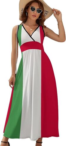 Adugen Origei Puerto Rico Flag Flag Dress Dressy Womens Vresses Womens Fall Fashion 2022 Disual T-Shirt Dress in Kuwait
