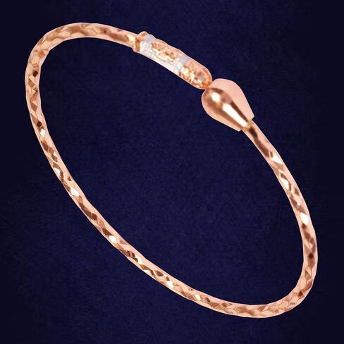 Touchstone New Indian Bollywood Finely Handcrafted Beautiful Peeled Metal Gorgeous Designer Jewelry Openable Free Size Bracelet in Gold Tone for Women. in Saudi Arabia