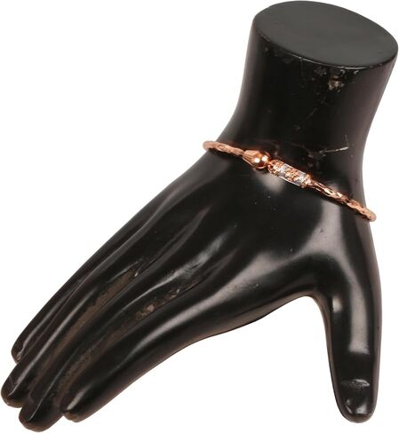 Touchstone New Indian Bollywood Finely Handcrafted Beautiful Peeled Metal Gorgeous Designer Jewelry Openable Free Size Bracelet in Gold Tone for Women. in Saudi Arabia