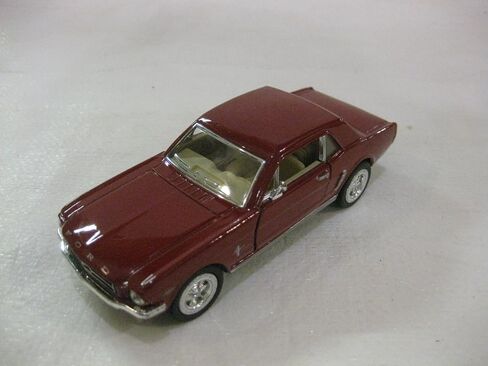 KiNSMART 1964 1/2 Ford Mustang 5" 1:36 Scale Die Cast Metal Model Toy Car Blue in Saudi Arabia