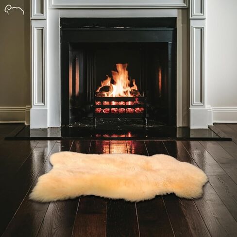 وسادة جلد الغنم الطبية لشرح البشرة والسرير الحساسة | سجادة الحملان | الصوف الطبيعي | فرو حقيقي pelt | دافئ وناعم للغاية | الإجهاد والألم تخفيف | قابلة للغسل | الحجم - منتظم in Kuwait