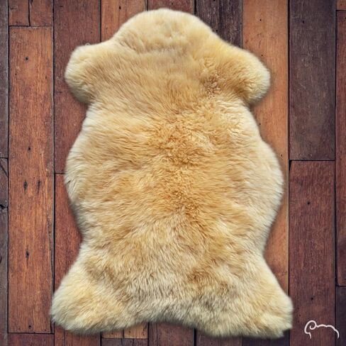 وسادة جلد الغنم الطبية لشرح البشرة والسرير الحساسة | سجادة الحملان | الصوف الطبيعي | فرو حقيقي pelt | دافئ وناعم للغاية | الإجهاد والألم تخفيف | قابلة للغسل | الحجم - منتظم in Kuwait
