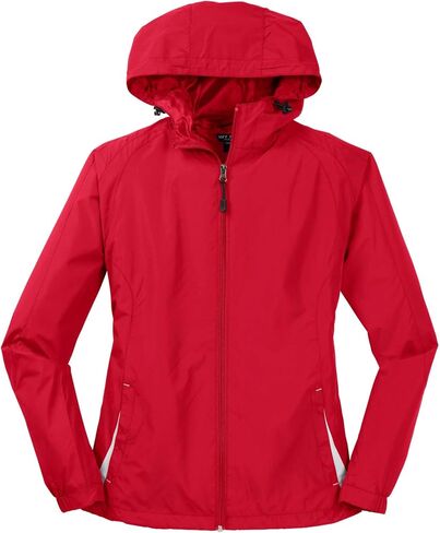 SPORT-TEK Women's Colorblock Hooded Raglan Jacket in Saudi Arabia
