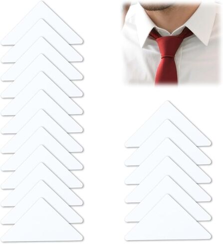 100 Pcs Collar Stays for Polo Shirts Collar Stays for Men's Dress Shirts No Curl Polo Shirt Collar Stay Anti-Warping Edge Collar Stay Sticker Collar Support for Women and Men Any Shirt with Collar in Saudi Arabia