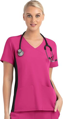 Maevn Matrix Impulse Women's Wrap Top مع لوحات متماسكة على النقيض in Kuwait