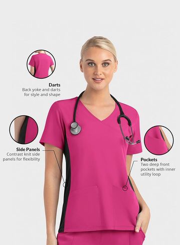 Maevn Matrix Impulse Women's Wrap Top مع لوحات متماسكة على النقيض in Kuwait