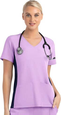 Maevn Matrix Impulse Women's Wrap Top مع لوحات متماسكة على النقيض in Kuwait