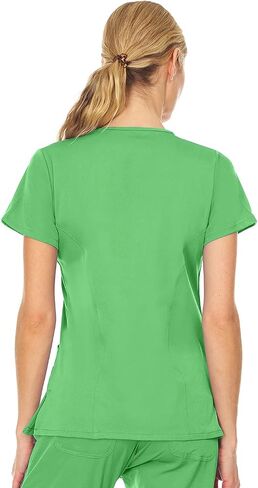 MediChic Women Scrubs Mock Neck Four Pocket Scrub Top With 4-Way Stretch, Available in Over 20 Colors in Saudi Arabia