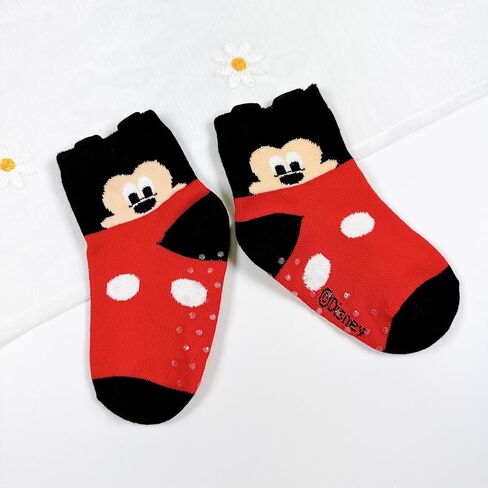 Kid Ankle Socks Disney Character Ankle Socks, Mickey Minnie Donald Daisy Design, 4 Pairs or 5 Pairs Set in Saudi Arabia