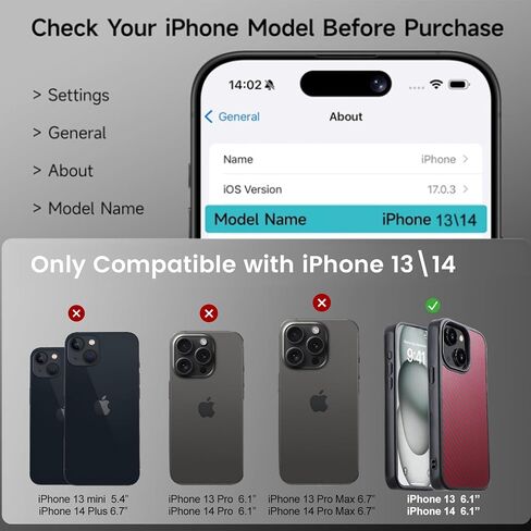 حافظة من ألياف الكربون لهاتف iPhone 16 Pro Max، تناسب MagSafe، غطاء منسدل من الدرجة العسكرية، حافظة هاتف iPhone 16 Pro Max متينة من ألياف الكربون، تدعم الشحن اللاسلكي، أسود/رمادي in Saudi Arabia