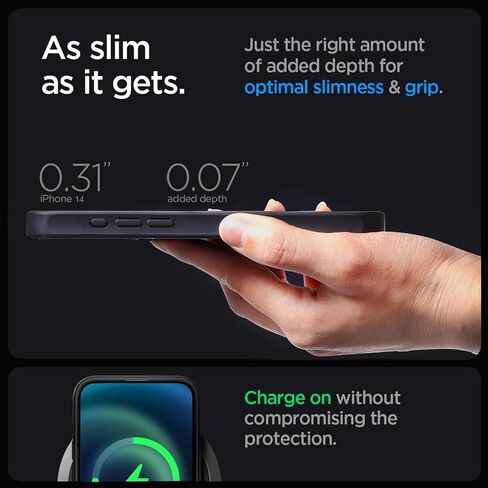 حافظة من ألياف الكربون لهاتف iPhone 16 Pro Max، تناسب MagSafe، غطاء منسدل من الدرجة العسكرية، حافظة هاتف iPhone 16 Pro Max متينة من ألياف الكربون، تدعم الشحن اللاسلكي، أسود/رمادي in Saudi Arabia