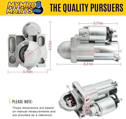 Starter 6494 Compatible with 2003-2008 Sierra 1500 Avalanche 1500 Silverado 1500 Suburban Tahoe Yukon/XL 4.8L/5.3L(323/294) V8 Replace 6642,12592294, 12578050, 9000939 in Saudi Arabia