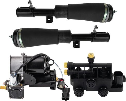 TRQ Air Suspension Kit Compatible with 15-19 Cadillac Escalade Chevrolet Suburban Tahoe Yukon in Saudi Arabia