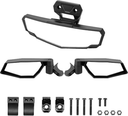 المرايا الجانبية Kemimoto Pro XP ومرآة المركزية الخلفية متوافقة مع Polaris RZR Pro XP 2020-2025 ، RZR XP 1000/XP 4 1000 2024 2025 - UTV Accessories 2883762 2883763 in Saudi Arabia
