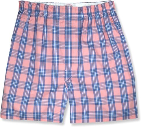 بروكس براذرز للرجال التقليدية Fit Big Square Plaids 100 ٪ القطن السراويل القطن ، in Saudi Arabia