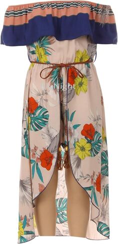 Little Girls Sleeveless Relax Fit Jumpsuit Floral Flower Stripe Romper Jumpsuit in Saudi Arabia