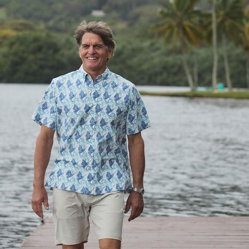 Reyn Spooner Oceanic Hawaiian Aloha Shirt - Button Front in Saudi Arabia