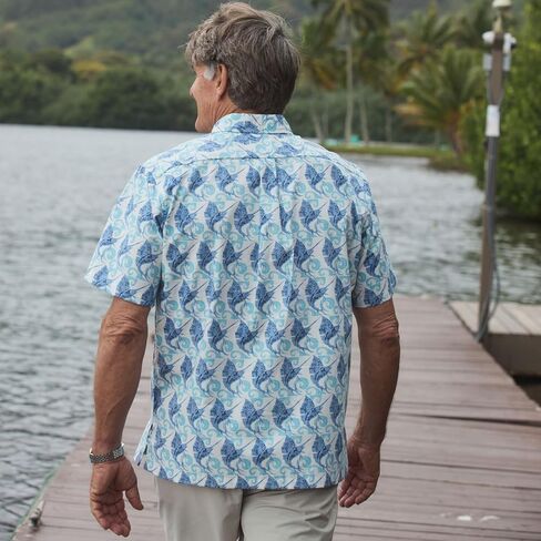 Reyn Spooner Oceanic Hawaiian Aloha Shirt - Button Front in Saudi Arabia