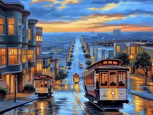 Diymood Paint by Numbers for Kids & Adults Beach, DIY Oil Painting Landscape Acrylic Paint by Number Kits for Kids & Adults Beginner for Home Wall Decor 16x20 inch in Saudi Arabia