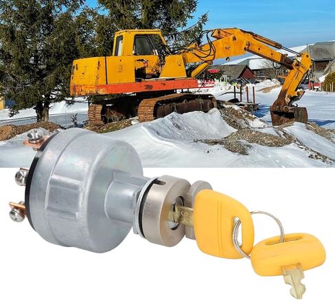 Excavator Ignition Switch YN50S00002F1 Durable Heat Alloy Steel Ignition Switch Replacement Kobelco SK Series in Saudi Arabia