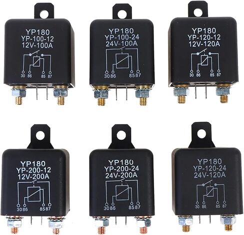 High Current 4 Pin Car Relay WM686 Dual Battery Isolated 12V 24V 200A 120A 100A Car Truck Motor Automotive Starting Relay(24V 100A) in Saudi Arabia