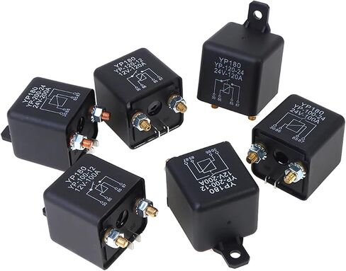 High Current 4 Pin Car Relay WM686 Dual Battery Isolated 12V 24V 200A 120A 100A Car Truck Motor Automotive Starting Relay(24V 100A) in Saudi Arabia