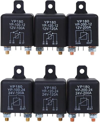 ارتفاع تيار 4 دبوس التتابع WM686 بطارية مزدوجة معزولة 12V 24V 200A 120A 100A سيارة شاحنة السيارات التتابع (24V 100A) in Saudi Arabia