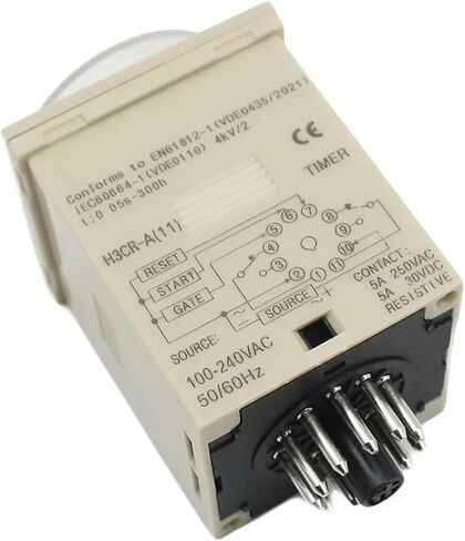 H3CR-A 11 pin AC 100-240V time Relay H3CR series12VD 24VDC 100-240VAC 24-220VAC-DC Timer(24-220VAC-DC) in Saudi Arabia