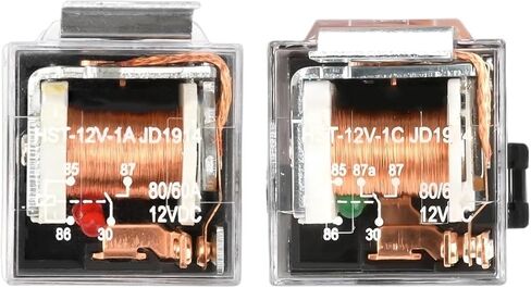 1PC ترحيل السيارات المضاد للماء DC 12V/24V 80A 4PIN 5PIN SPDT جهاز التحكم في السيارة التبديل (24V 4PIN) in Saudi Arabia