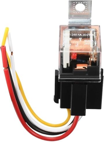 1PC ترحيل السيارات المضاد للماء DC 12V/24V 80A 4PIN 5PIN SPDT جهاز التحكم في السيارة التبديل (24V 4PIN) in Saudi Arabia