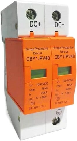 DURGE DETECTION DECTION SPD DC 500V 800V 1000V 2P DC1000V 20KA ~ 40KA GOLTAGE ARRESTER HOUS in Saudi Arabia