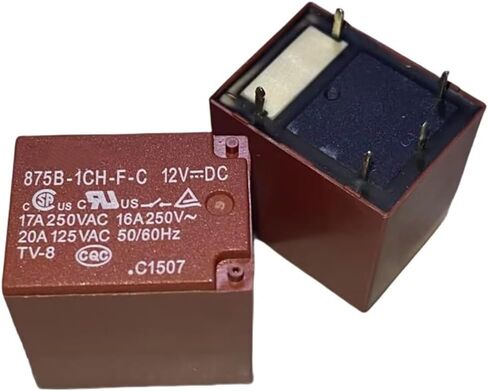 5pcs/lot 100% Relay 875B-1CH-F-C 875B-1CH-F-V 12VDC 22F-1C-12V-17A 5PIN 875B-1CC-C 875B-1CC-F-C 875B-1CC-F-S(875B-1CC-F-S-12VDC) in Saudi Arabia