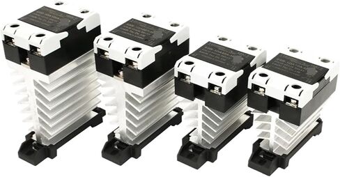 تتابع الحالة الصلبة الرادياتير الرادياتير SSR المرحلة الواحدة DIN Rail 10a 25a 40a 60a 80a 100a 120a DC-AC AC-AA DD Zero Crossing (AC Control AC ، 25A) in Saudi Arabia