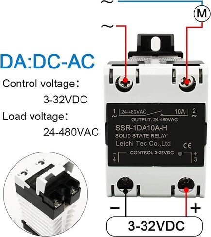 تتابع الحالة الصلبة الرادياتير الرادياتير SSR المرحلة الواحدة DIN Rail 10a 25a 40a 60a 80a 100a 120a DC-AC AC-AA DD Zero Crossing (AC Control AC ، 25A) in Saudi Arabia