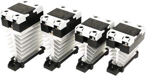 تتابع الحالة الصلبة الرادياتير الرادياتير SSR المرحلة الواحدة DIN Rail 10a 25a 40a 60a 80a 100a 120a DC-AC AC-AA DD Zero Crossing (AC Control AC ، 25A) in Saudi Arabia