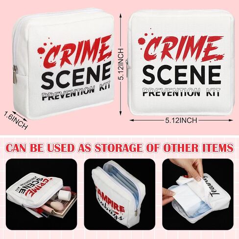 Aliceset 4 Pcs Period Bags for Teen Girls Pad Pouch Sanitary Napkins Holder Pouch Shark Tampon Storage Bags with Zipper Preppy Feminine Essentials Back to School Sanitary Products for Women Girls in Saudi Arabia