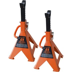 Buffalo Tools JS10MSET: 10 Ton Medium Height Jack Stand Set (2Pk) in Saudi Arabia